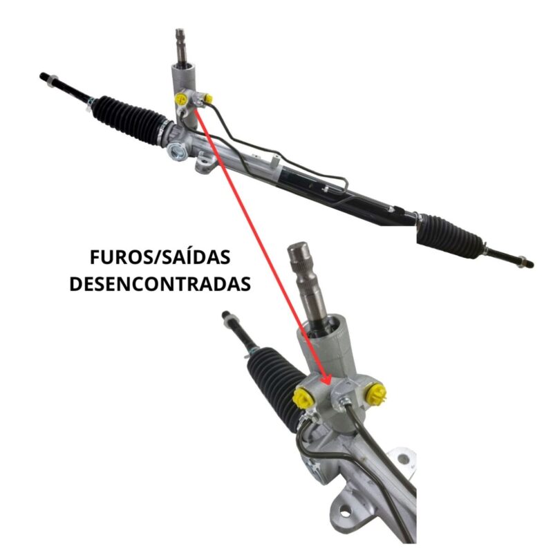 Caixa de Direção Hidráulica Nova para Kia Sorento 2011 até 2015 - 3.5 / V6 (FUROS DESENCONTRADOS) - Image 2