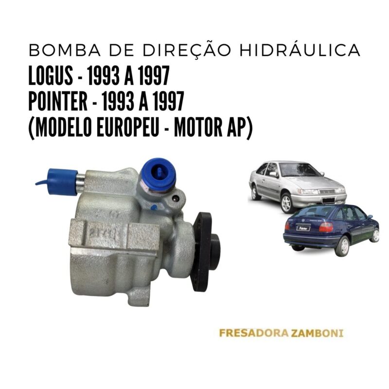 Bomba de Direção Hidráulica Vw Logus / Pointer 1993 a 1997 (modelo Europeu - motor AP) - Imagem 2