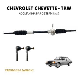 Caixa de Direção Mecânica para Chevrolet Chevette + Par de Terminais - Remanufaturada