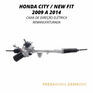 Caixa de Direção Elétrica para Honda City / New Fit 2009 a 2014 - Remanufaturada