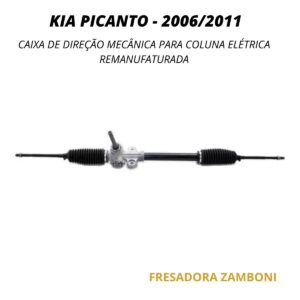 Caixa de Direção Mecânica para Coluna Elétrica Kia Picanto 2006/2011 - Remanufaturada