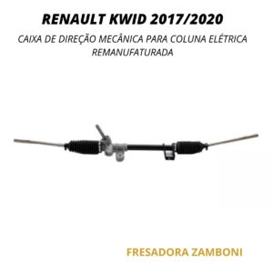 Caixa de Direção Mecânica para Coluna Elétrica Renault Kwid 2017/2020 - Remanufaturada