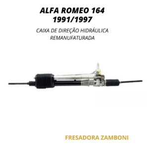 Caixa de Direção Hidráulica Alfa Romeo 164 1991/1997 - Remanufaturada