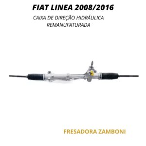Caixa de Direção Hidráulica Fiat Linea 2008 a 2016 (Sem Chapa) - Remanufaturada