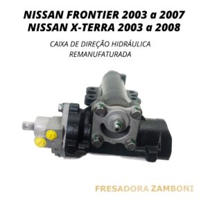 Caixa de Direção Hidráulica Nissan Frontier 2003 a 2007 / X-Terra 2003 a 2008 - Remanufaturada