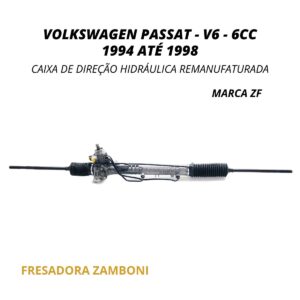 Caixa de Direção Hidráulica Volkswagen Passat 1994 a 1998 - V6 - 6CC - Remanufaturada