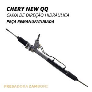 Caixa de Direção Hidráulica Chery New QQ 2017 Em Diante - Remanufaturada