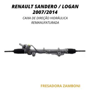 Caixa de Direção Hidráulica Renault Sandero / Logan 2007 a 2014 (TRW) - Remanufaturada