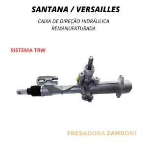 Caixa de Direção Hidráulica Santana / Versailles (TRW) - Remanufaturada