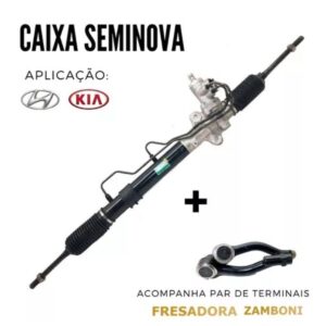 Caixa de Direção Hidráulica Hyundai Tucson 4CC / 6CC - 2005 a 2017 - SEMINOVA