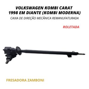 Caixa de Direção Mecânica Volkswagen Kombi Carat 1998 Em Diante (ROLETADA) - Remanufaturada