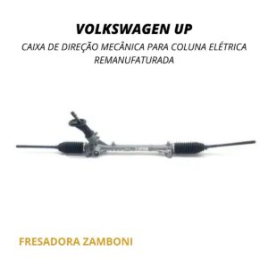 Caixa de Direção Mecânica para Coluna Elétrica Volkswagen Up! 2014 até 2021 - Remanufaturada
