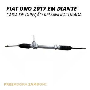 Caixa de Direção Mecânica Para Coluna Elétrica Fiat Uno 2017 Em Diante - Remanufaturada