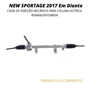Caixa de Direção Mecânica Para Coluna Elétrica Kia New Sportage 2017 Em Diante - Remanufaturada
