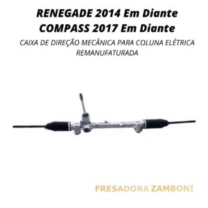 Caixa de Direção Mecânica Para Coluna Elétrica Jeep Renegade / Compass - Remanufaturada