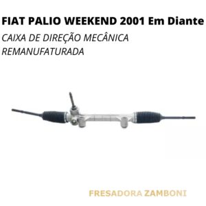 Caixa de Direção Mecânica Fiat Palio Weekend 2001 Em Diante - Remanufaturada