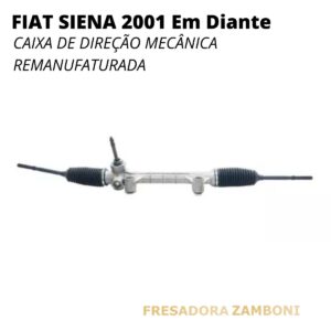 Caixa de Direção Mecânica Fiat Siena 2001 Em Diante - Remanufaturada