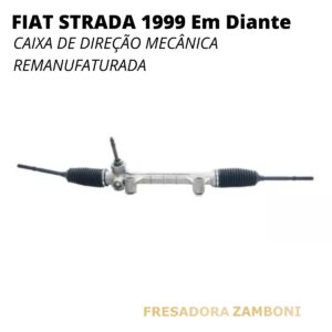 Caixa de Direção Mecânica Fiat Strada 1999 Em Diante - Remanufaturada