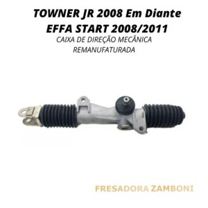 Caixa de Direção Mecânica Hafei Towner Jr 2008 Em Diante / Effa Start 2008 a 2011- Remanufaturada
