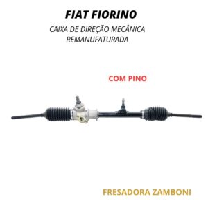 Caixa de Direção Mecânica Fiat Fiorino (M14 - Axial Grosso) - Com Pino - Remanufaturada