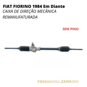 Caixa de Direção Mecânica Fiat Fiorino 1984 Em Diante (SEM PINO) - Remanufaturada