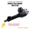 Caixa de Direção Mecânica para Chevrolet Opala Moderno 1988 a 1992 (SETOR ESTRIADO/SEM VARÃO) Remanufaturada