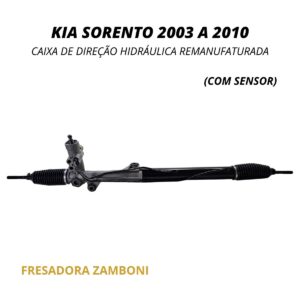 Caixa de Direção Hidráulica Kia Sorento 2003/2010 (Com Sensor) - Remanufaturada