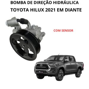 Bomba De Direção Hidráulica Toyota Hilux 2021 Em Diante - Com Sensor