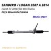 Caixa de Direção Mecânica Renault Sandero / Logan 2007 a 2014 (JTEKT) Remanufaturada